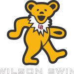 WILSON SWIM BEAR LOGO IN YELLOW
